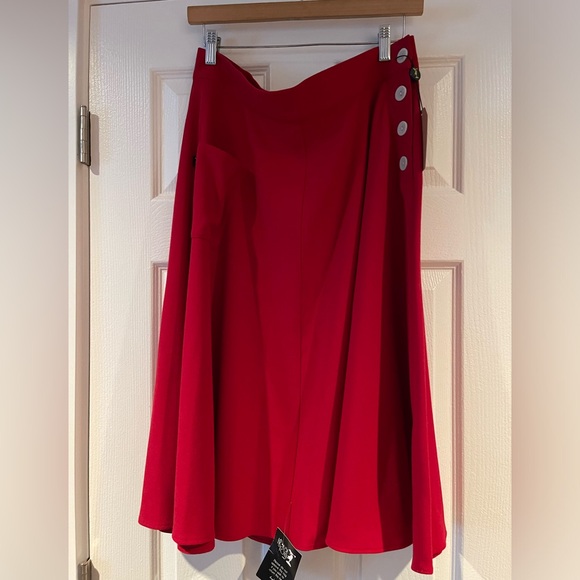 House of foxy, red, full skirt, NWT - Picture 1 of 6
